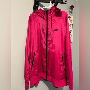 Hot pink Nike Windrunner jacket. Size XXL/2x.